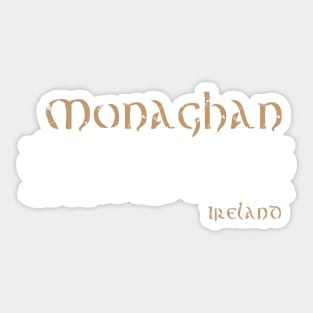 Monaghan, Celtic Design, Ireland Sticker